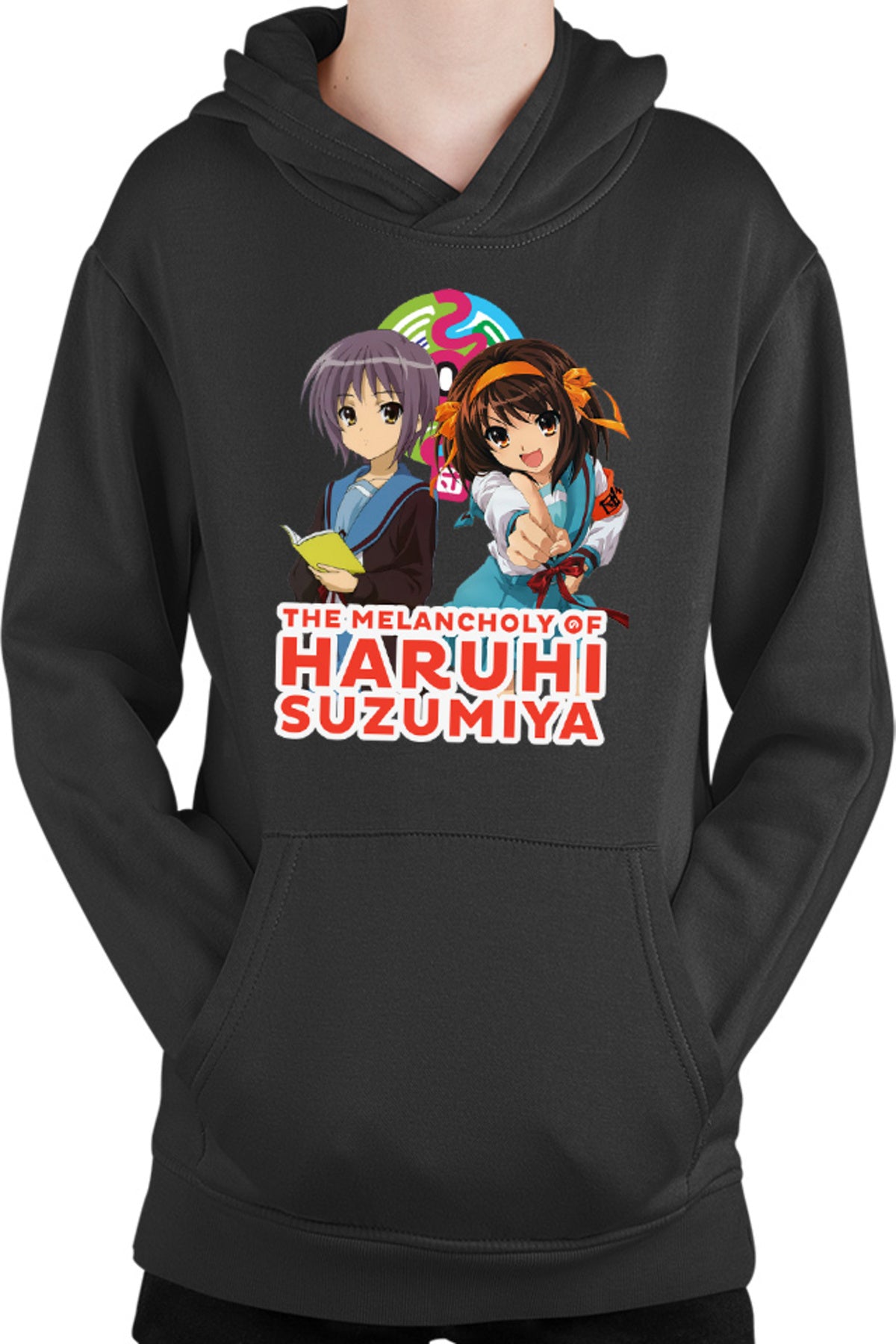Hanorac copii Haruhi Suzumiya Yuki Book Read Sci-fi Cosplay Costume