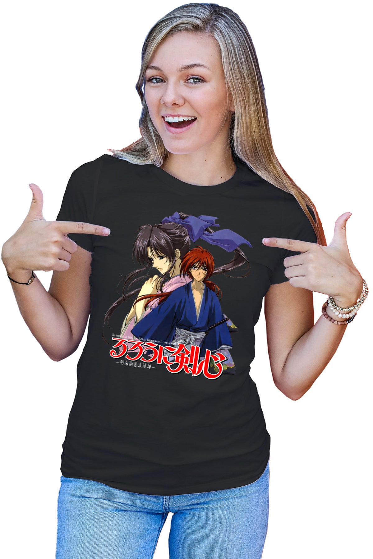 Tricou dama Rurouni Kenshin Kaori Couple Anime Monster