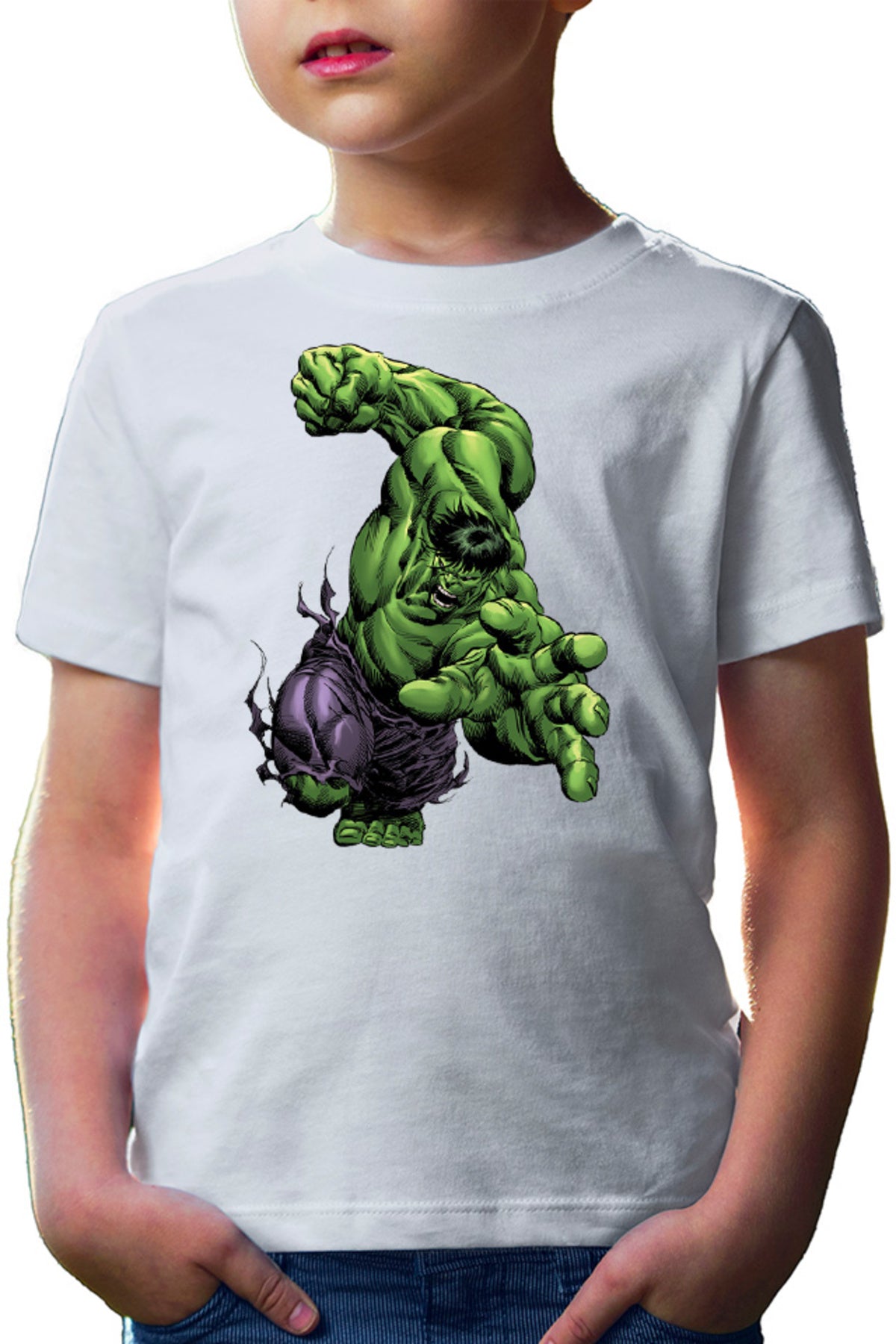 Tricou copii Hulk Illustration Help Comic Book Animation Movie