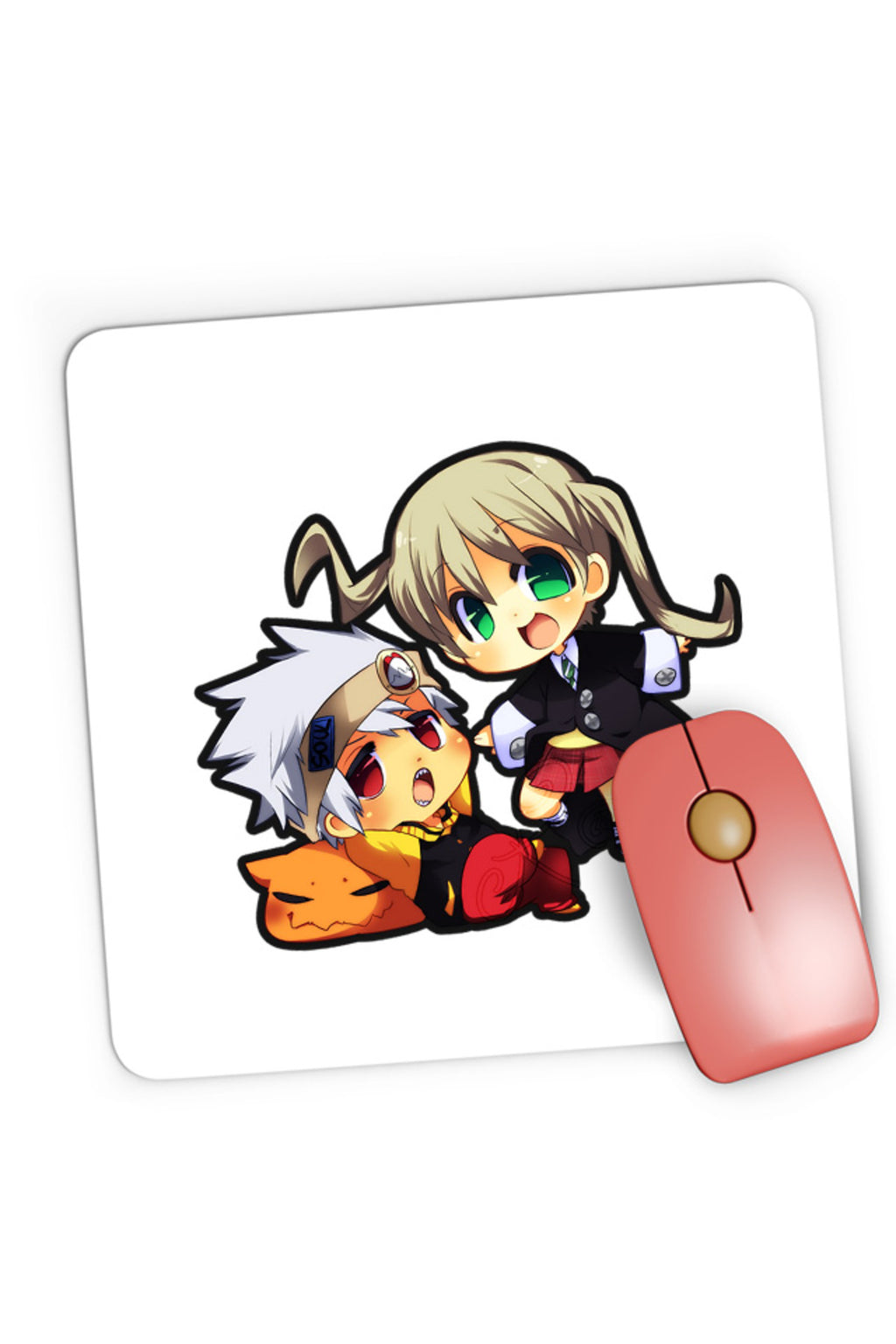 Mousepad Gaming Soul Eater Soul Maka Chibi Fight Action Trap, 21x19 cm