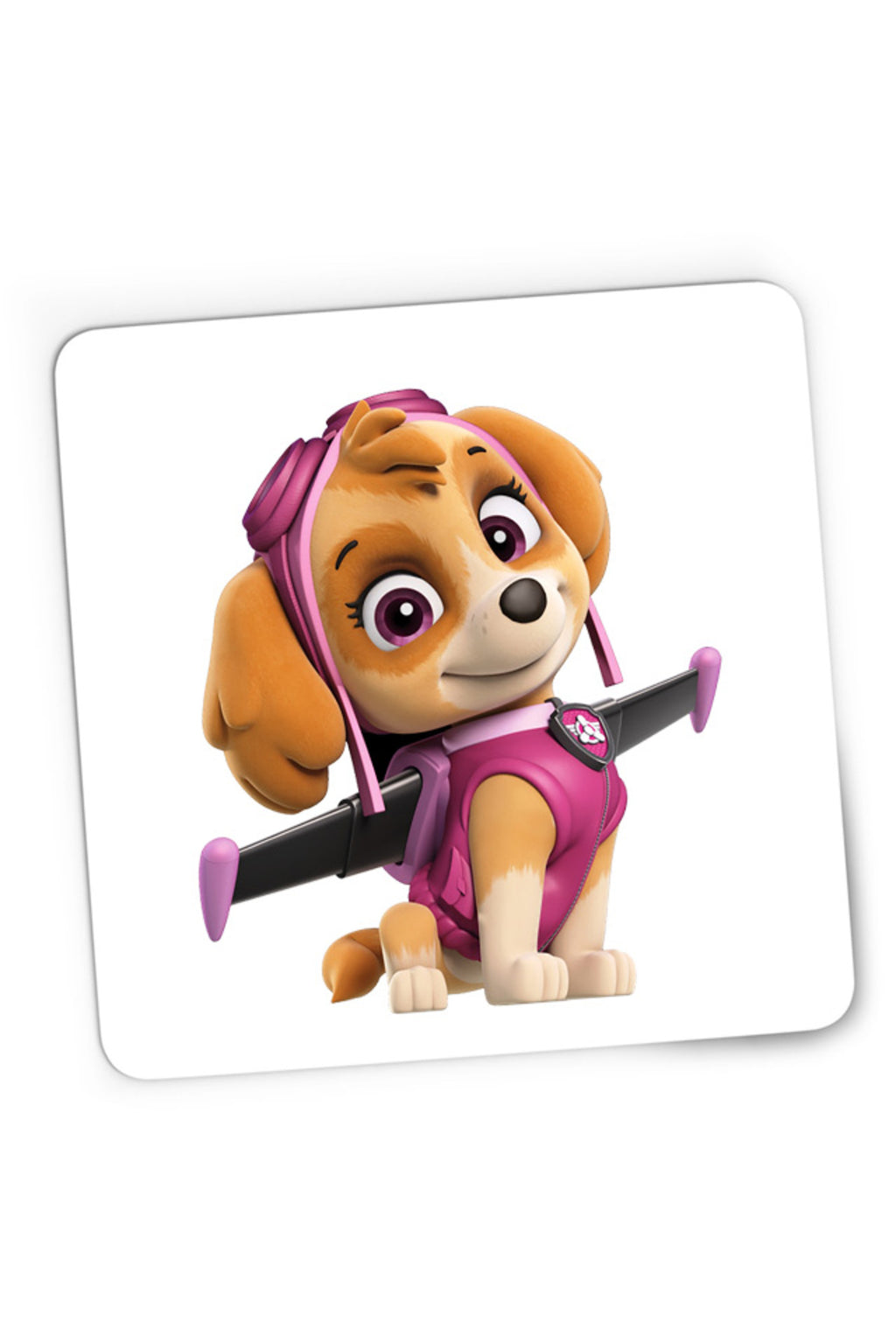 Mousepad Gaming Paw Patrol Skye Illustration Cockapoo Puppy, 21x19 cm