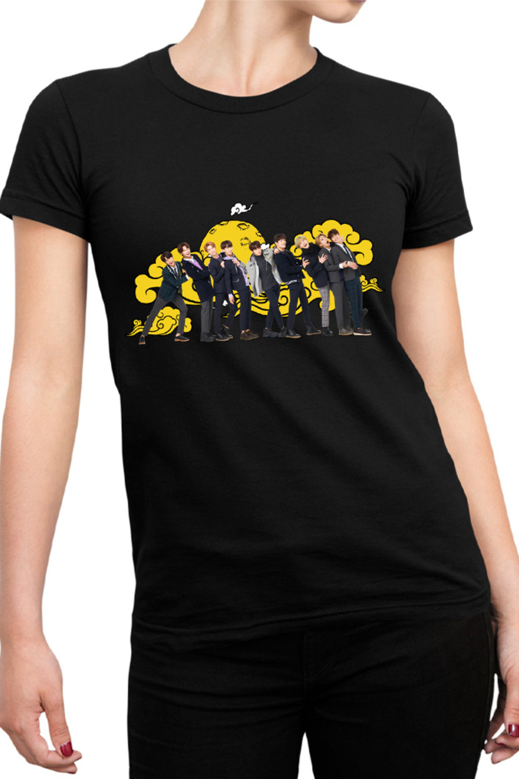 Tricou dama Stray Kids Group Members Band Jeongin Know