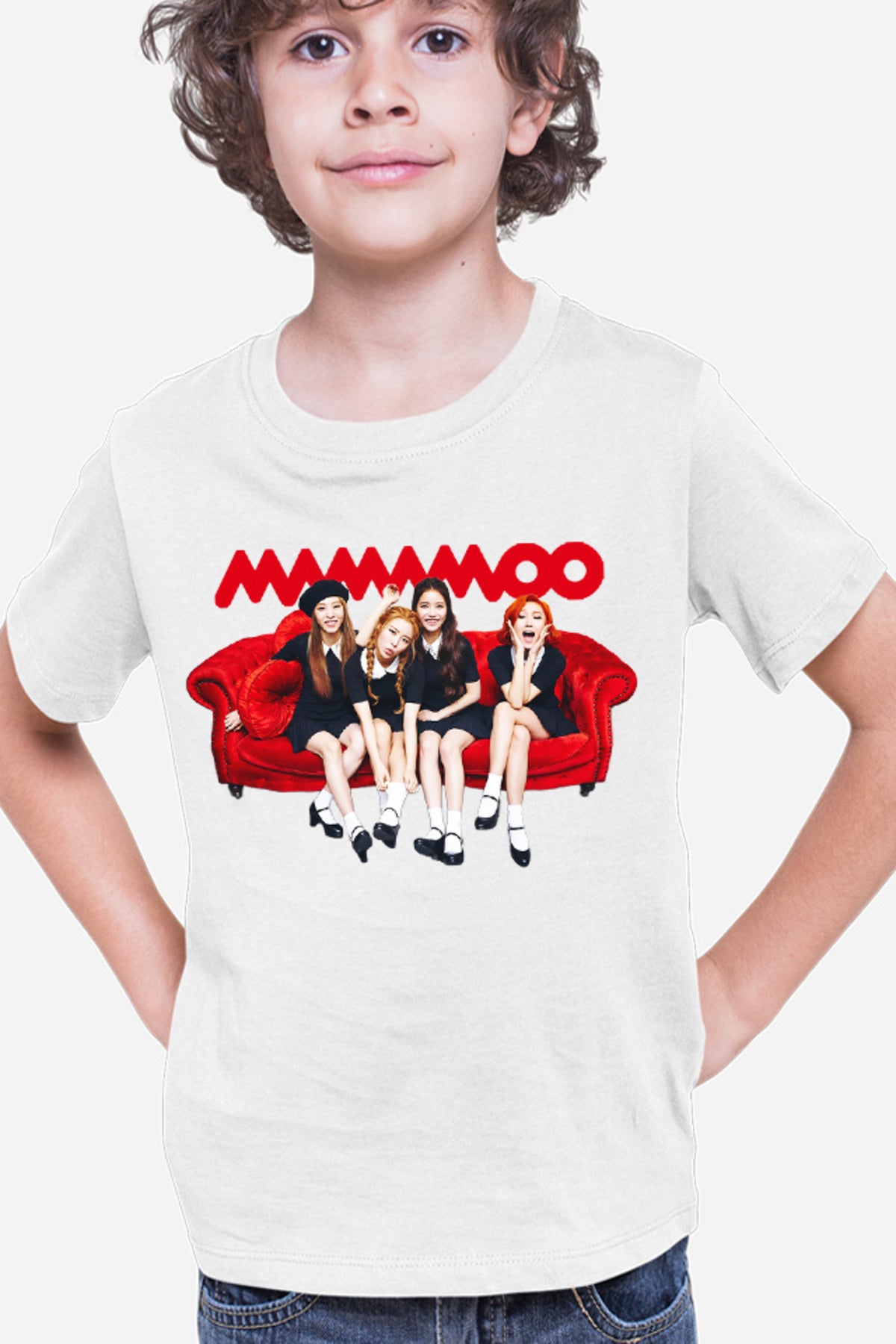 Tricou copii Mamamoo Sofa Student Concept Photo Idol K-Pop