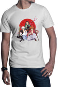 Tricou barbati Rurouni Kenshin Samurai Sakura Trio Harakiri