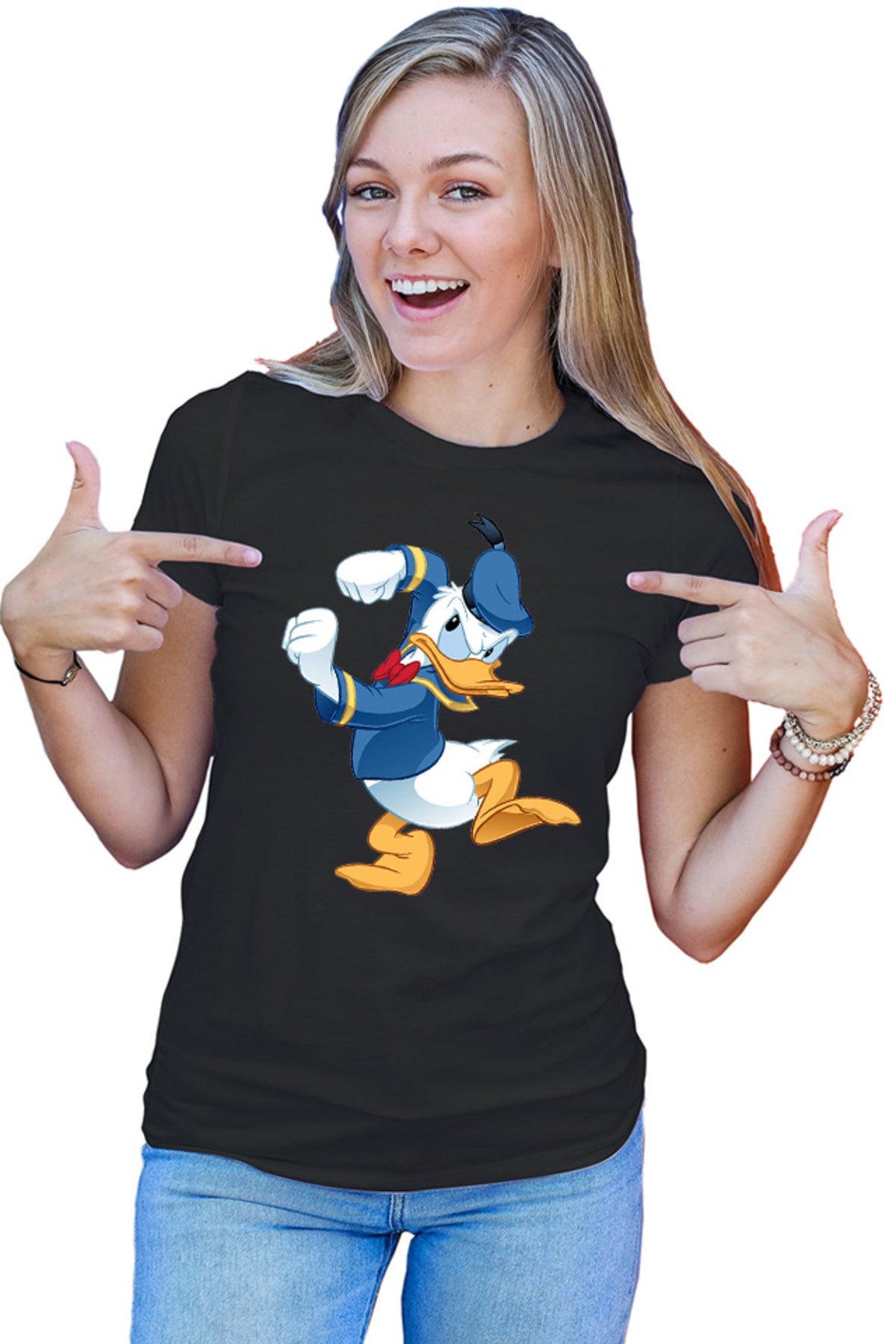 Tricou dama Donald Duck Angry Disney Pixar Toy Children