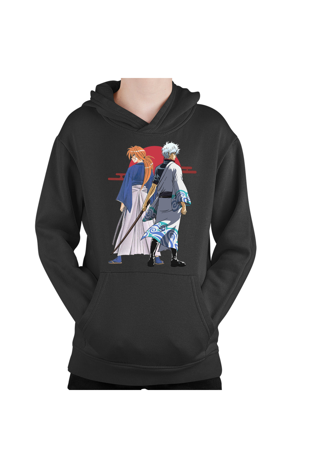 Hanorac copii Rurouni Kenshin Kenshin Gintoki Samurai Pose