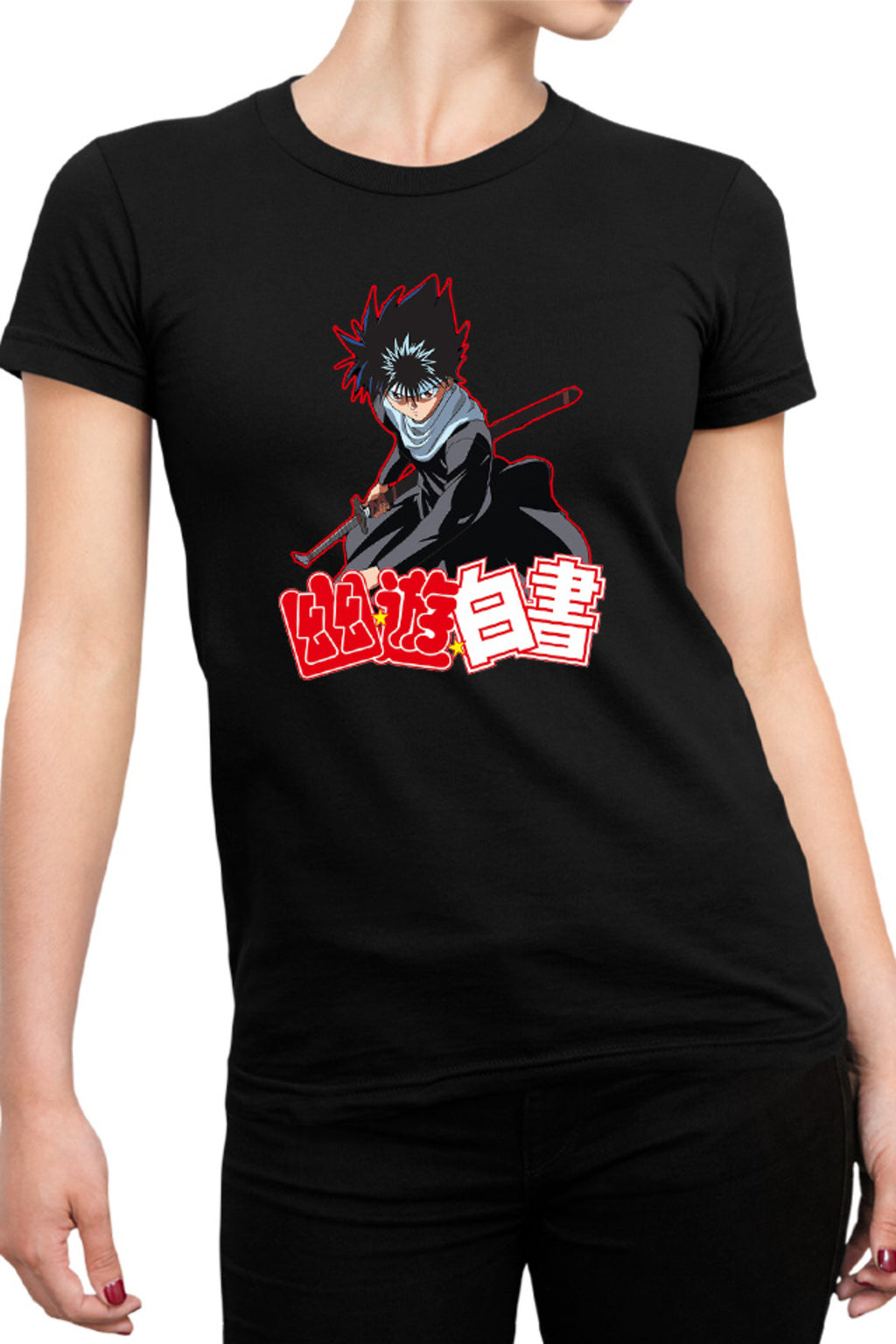 Tricou dama Yu Yu Hakusho Hiei Yoshihiro Togashi Shounen