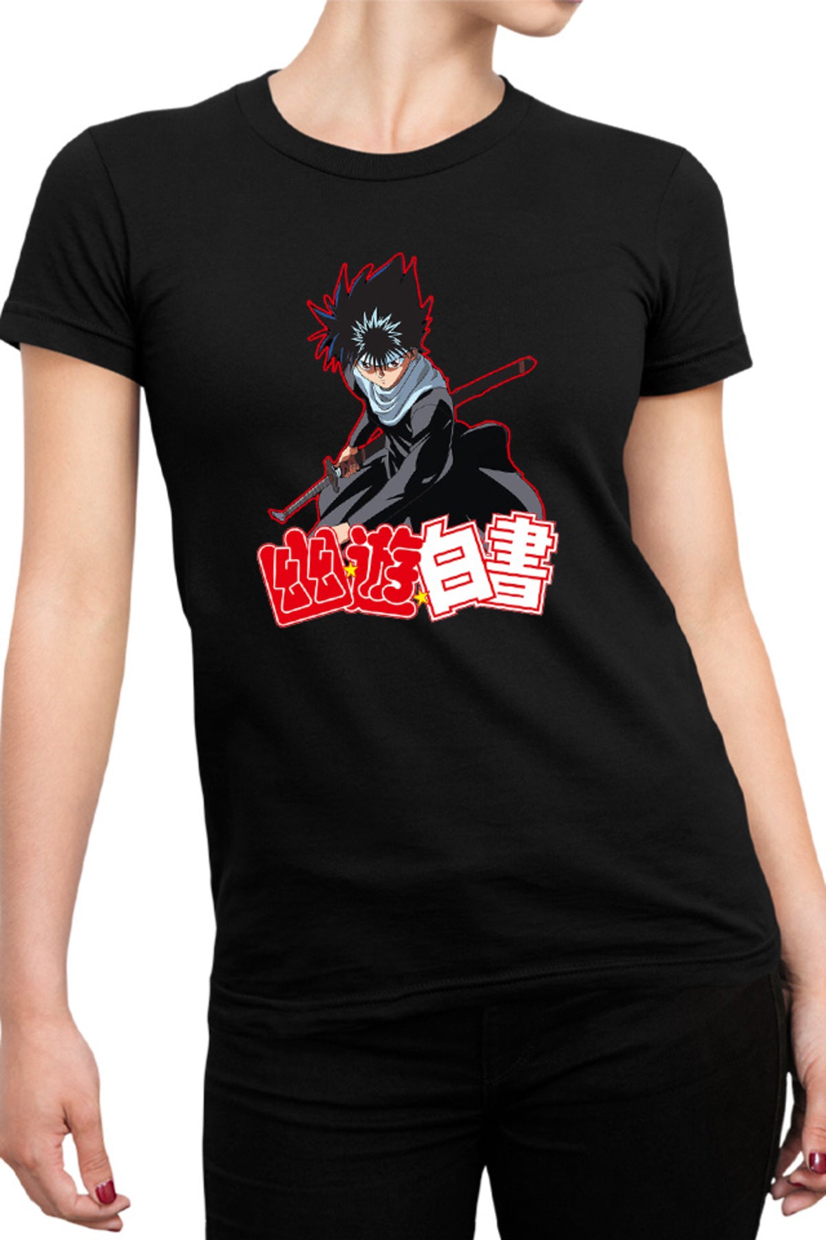 Tricou dama Yu Yu Hakusho Hiei Yoshihiro Togashi Shounen