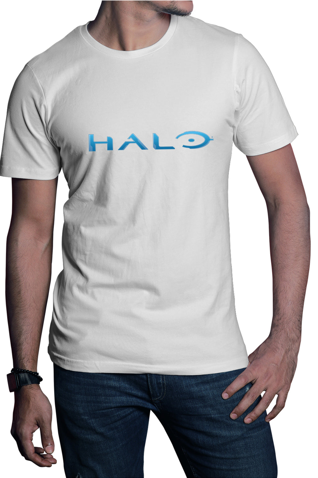 Tricou barbati Halo The Master Chief Spartan Hero Logo