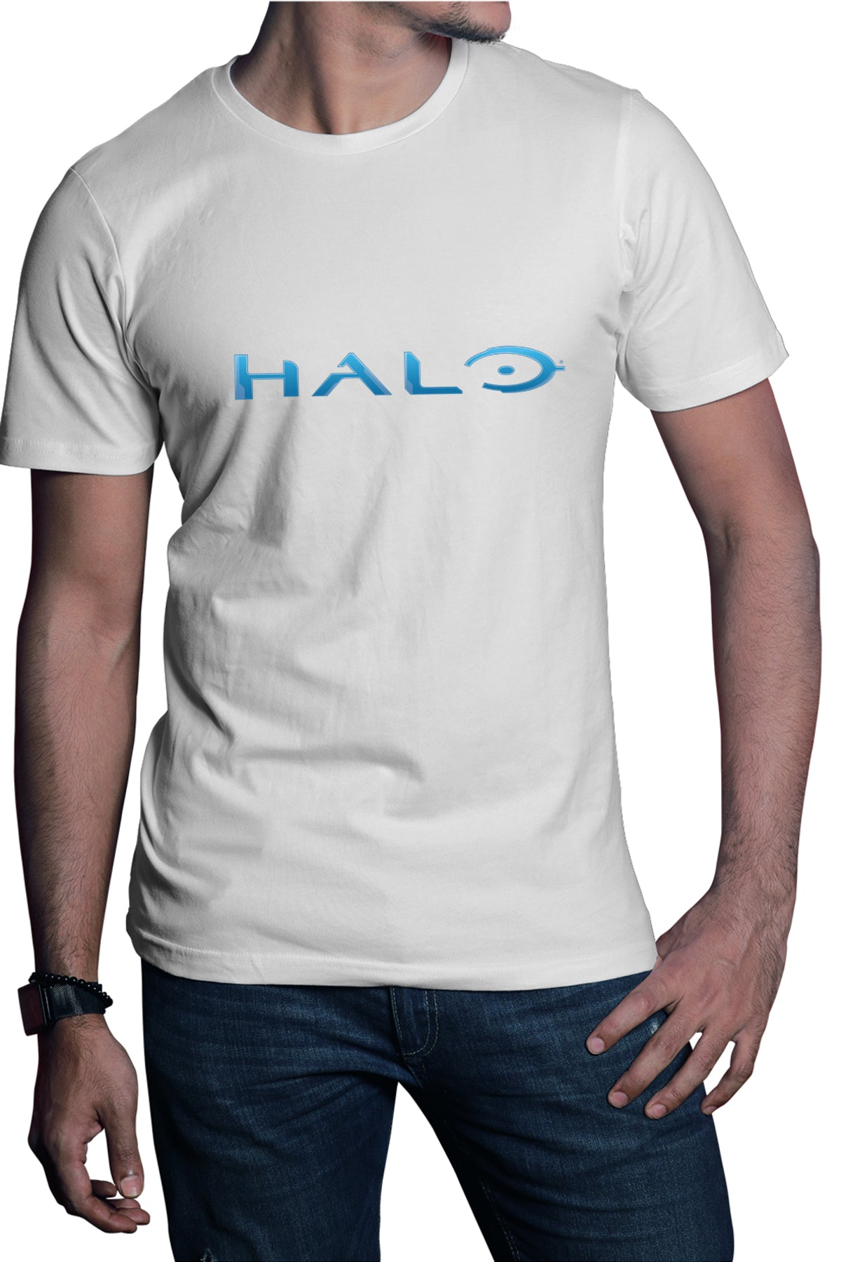 Tricou barbati Halo The Master Chief Spartan Hero Logo
