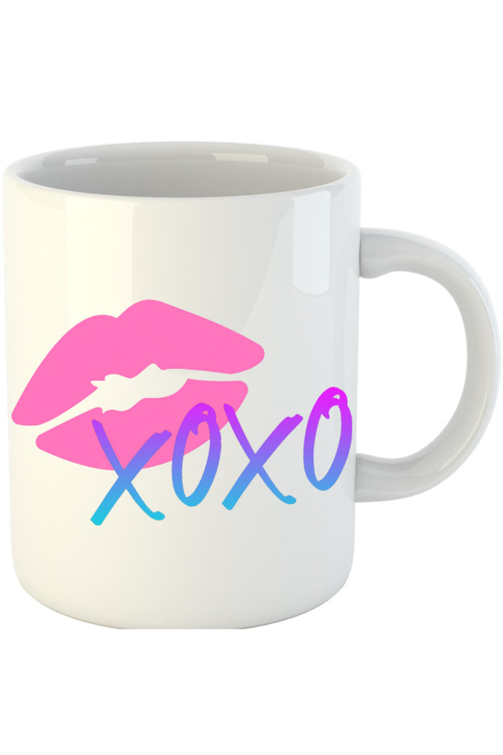 Cana XOXO Logo Kiss Lips Lipstick Gradient Neon, alba, 330 ml