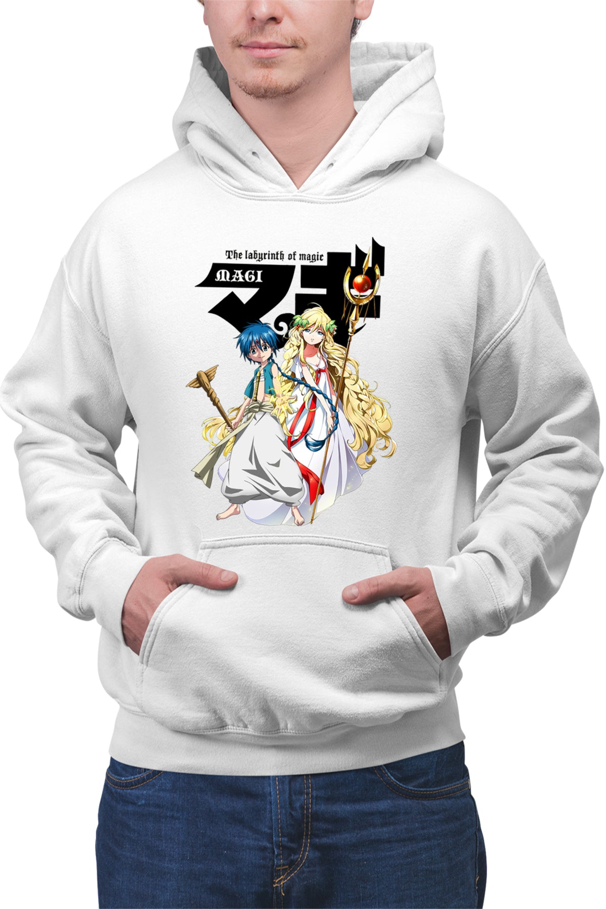 Hanorac barbati Magi The Labyrinth of Magic Alladin Blonde Girl