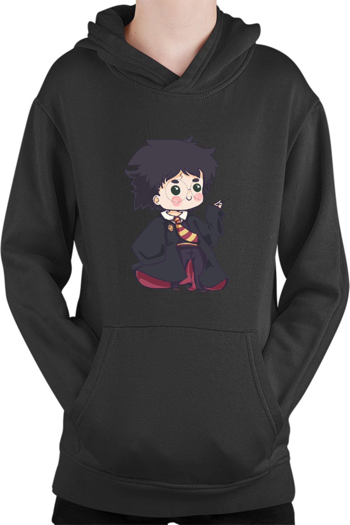 Hanorac copii Harry Potter Magic Chibi Small Cute Wizard Academy