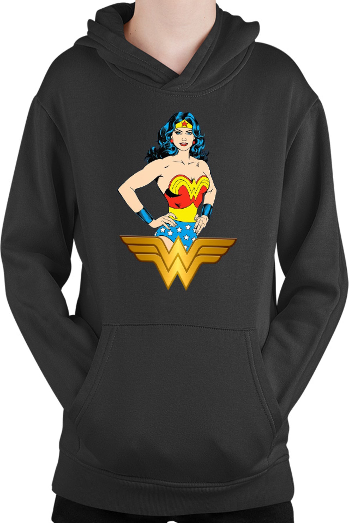 Hanorac copii Wonder Woman Symbol Adventure Help Psychology