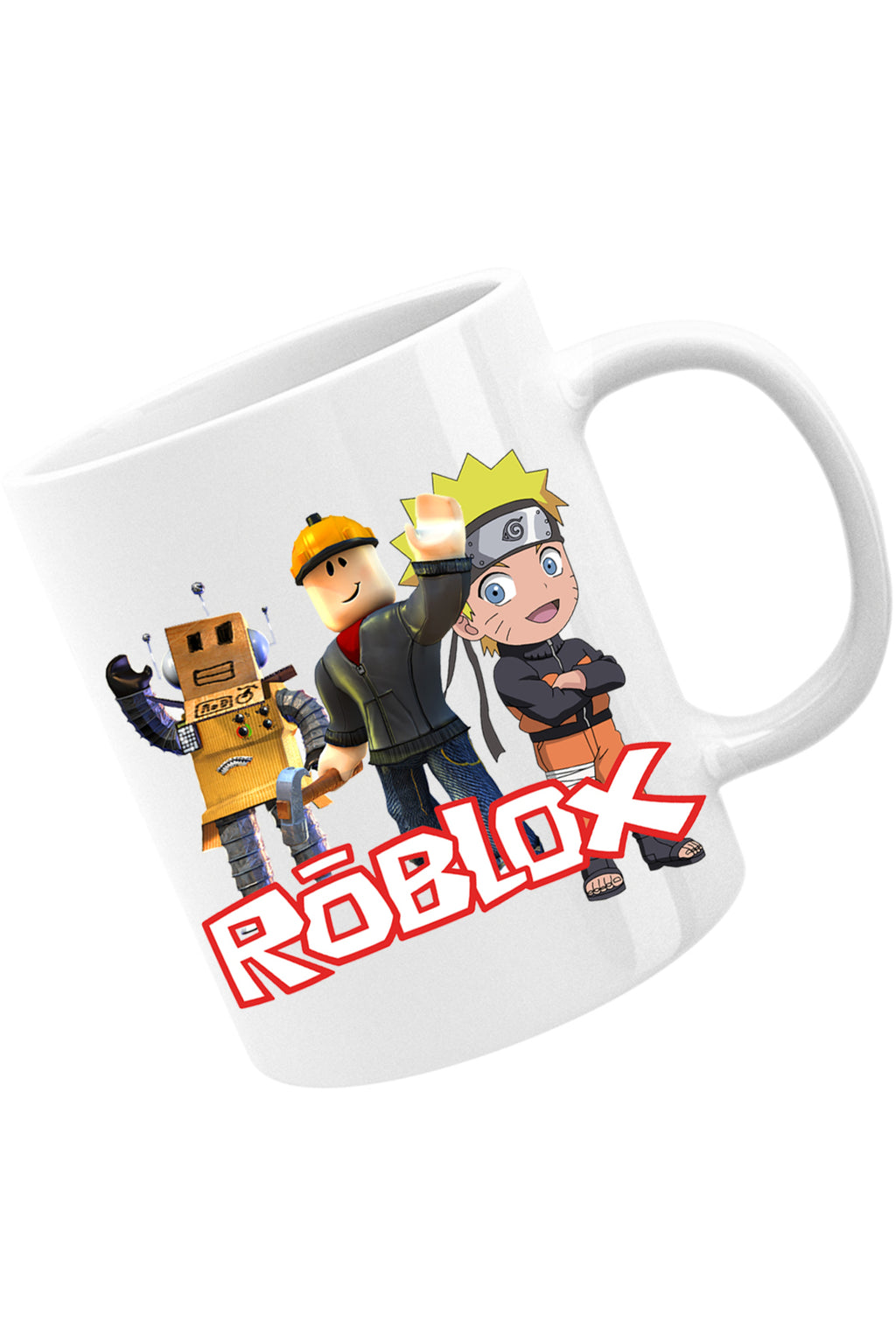 Cana Roblox Naruto Studio Home Platforme, alba, 330 ml