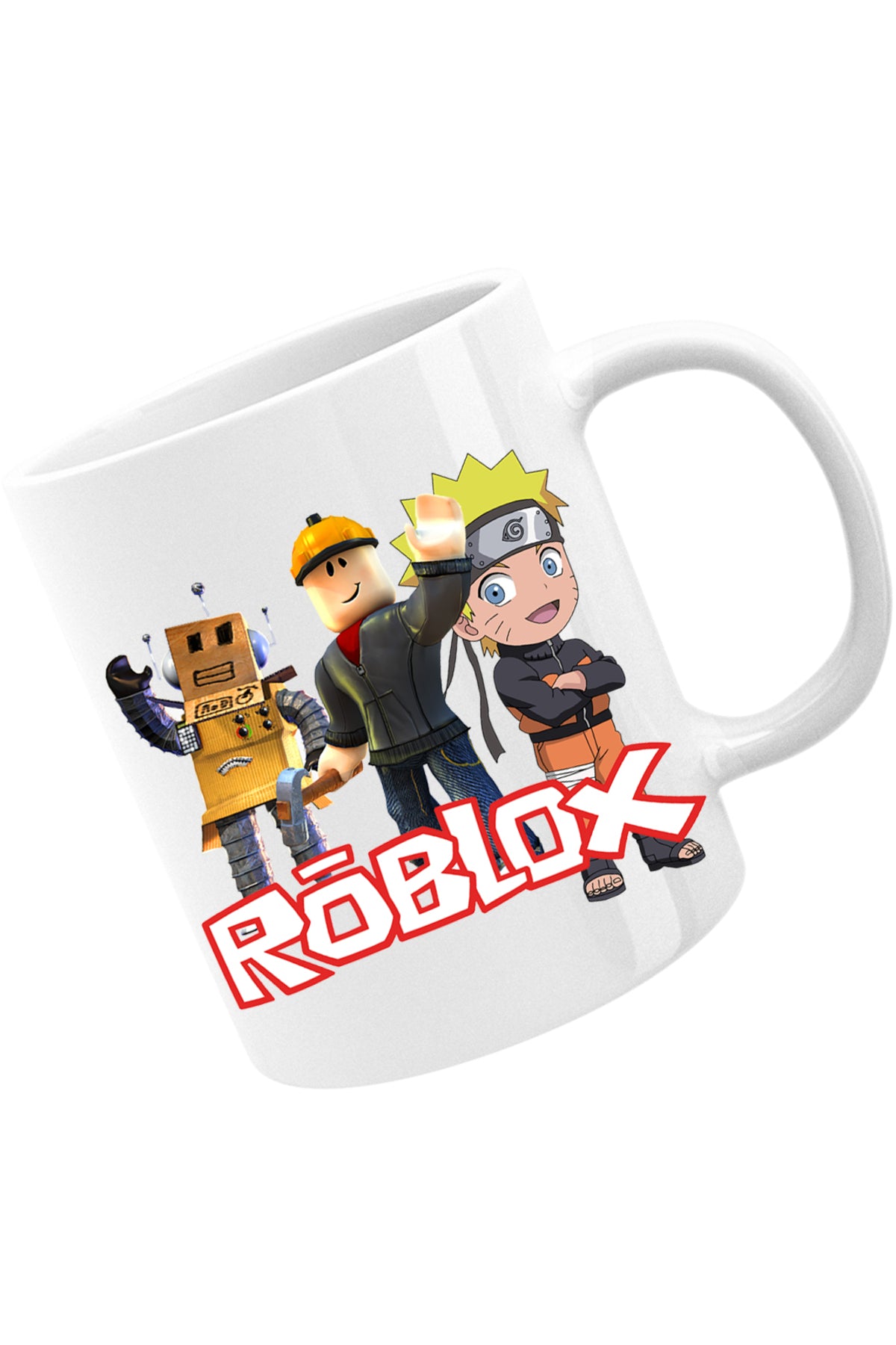 Cana Roblox Naruto Studio Home Platforme, alba, 330 ml