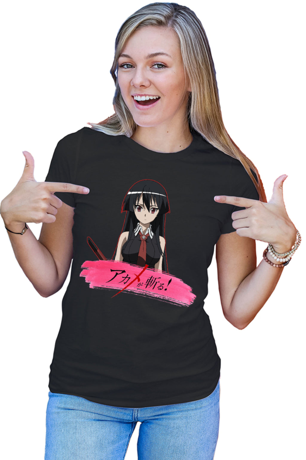 Tricou dama Akame ga Kill Brush Katana Japan Otaku Naruto Manga