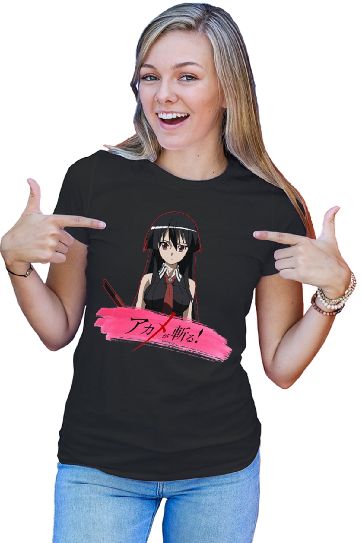 Tricou dama Akame ga Kill Brush Katana Japan Otaku Naruto Manga