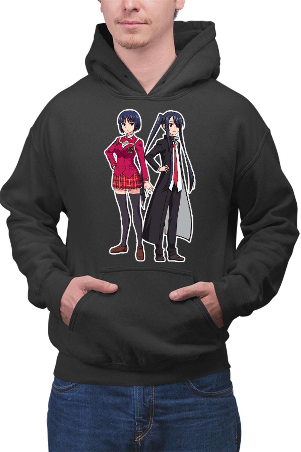 Hanorac barbati UQ Holder Kuroumaru Orte School Uniform Anime Girl