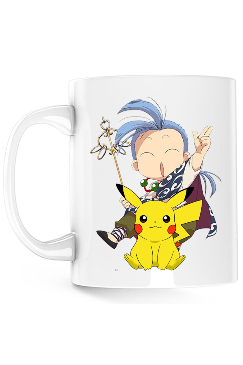 Cana Fushigi Yuugi Chichiri Chibi Pokemon Pikachu Monk, alba, 330 ml
