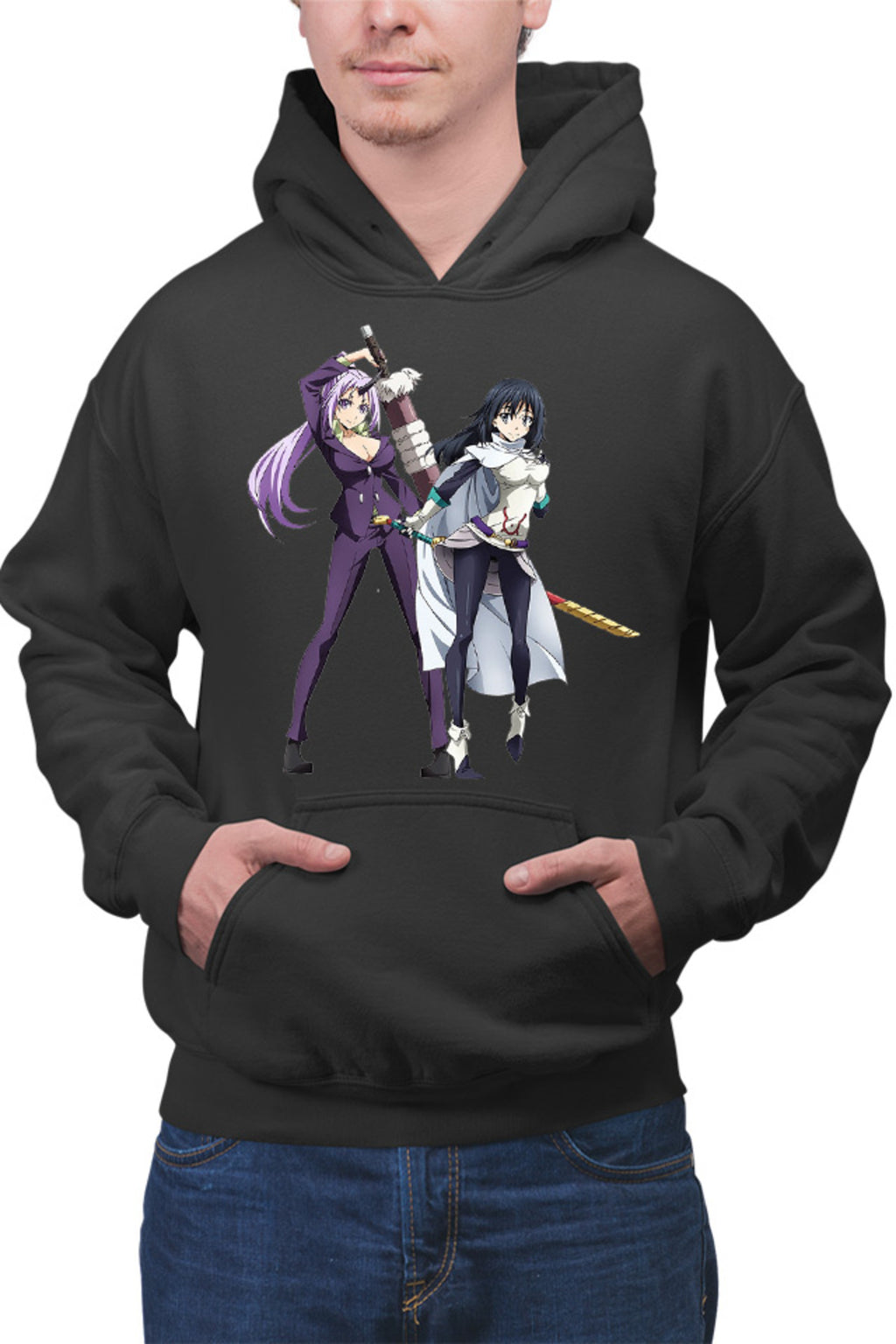 Hanorac barbati TenSura Slime Shizue Shio Mage Assasin Anime Otaku