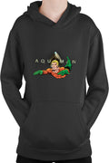 Hanorac copii Aquaman Logo Jump Water Swim Hero Strong