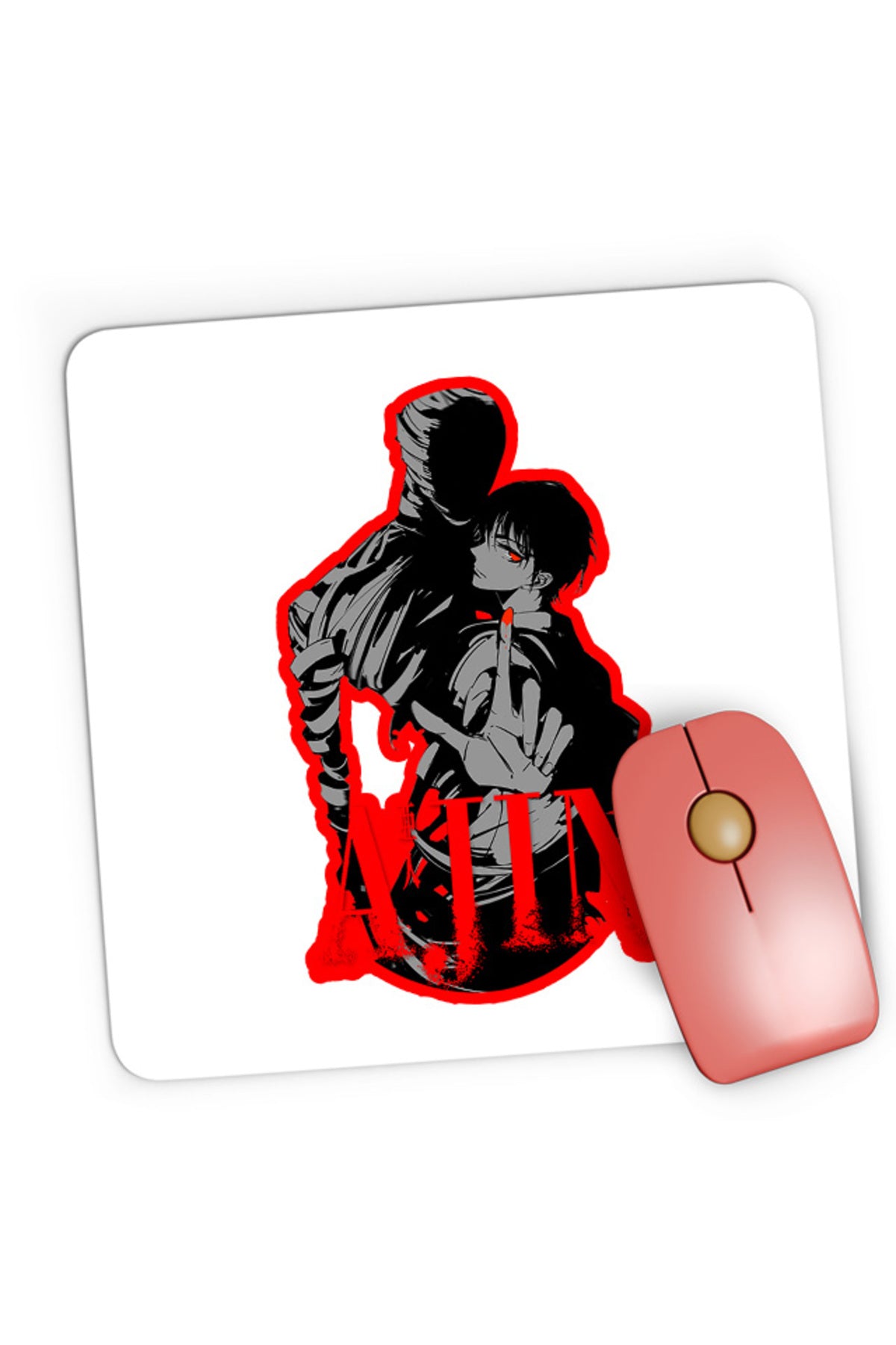 Mousepad Gaming Ajin Nagai Kei Gore Paranormal Horror Anime, 21x19 cm