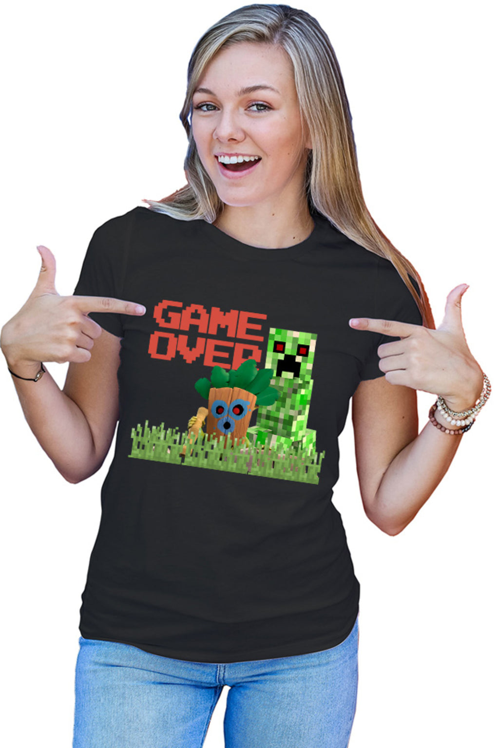 Tricou dama Clash Royale Strategy Game Multiplayer Minecraft Open World