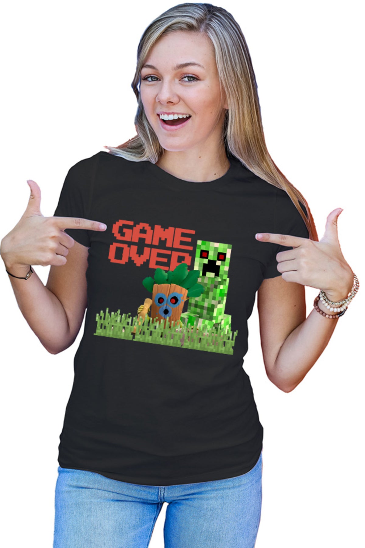 Tricou dama Clash Royale Strategy Game Multiplayer Minecraft Open World