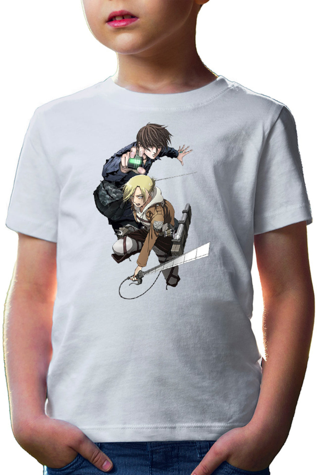 Tricou copii Btooom! Sakamoto Ryouta AOT Annie Fight Monsters Sci-fi Cosplay