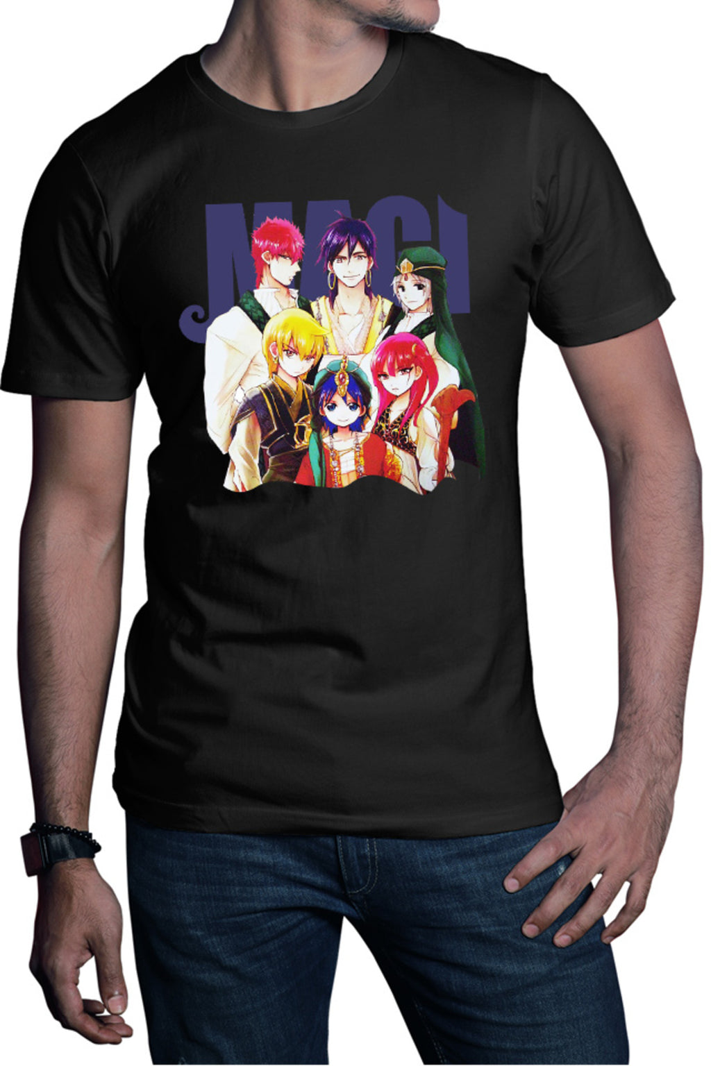 Tricou barbati Magi The Labyrinth of Magic Dream Team Photo Magic Dungeon Power