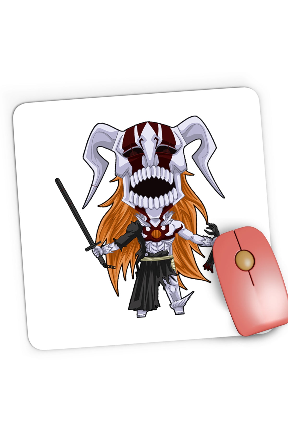 Mousepad Gaming Bleach Anime Monster Meme Fox Manga, 21x19 cm