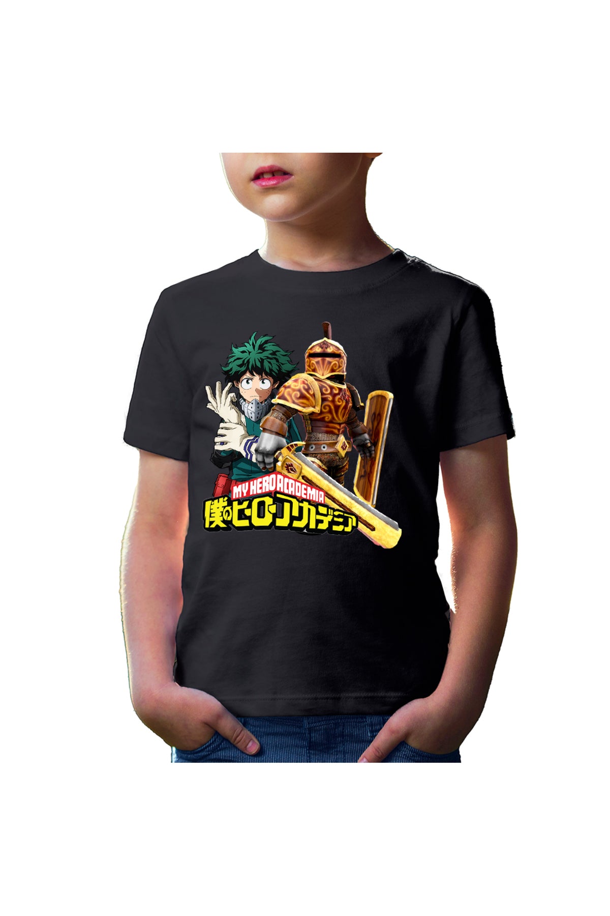 Tricou copii Roblox Knight My Hero Academia Deku Anime