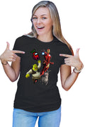 Tricou dama Ironman Shrek Among Us Flying Space