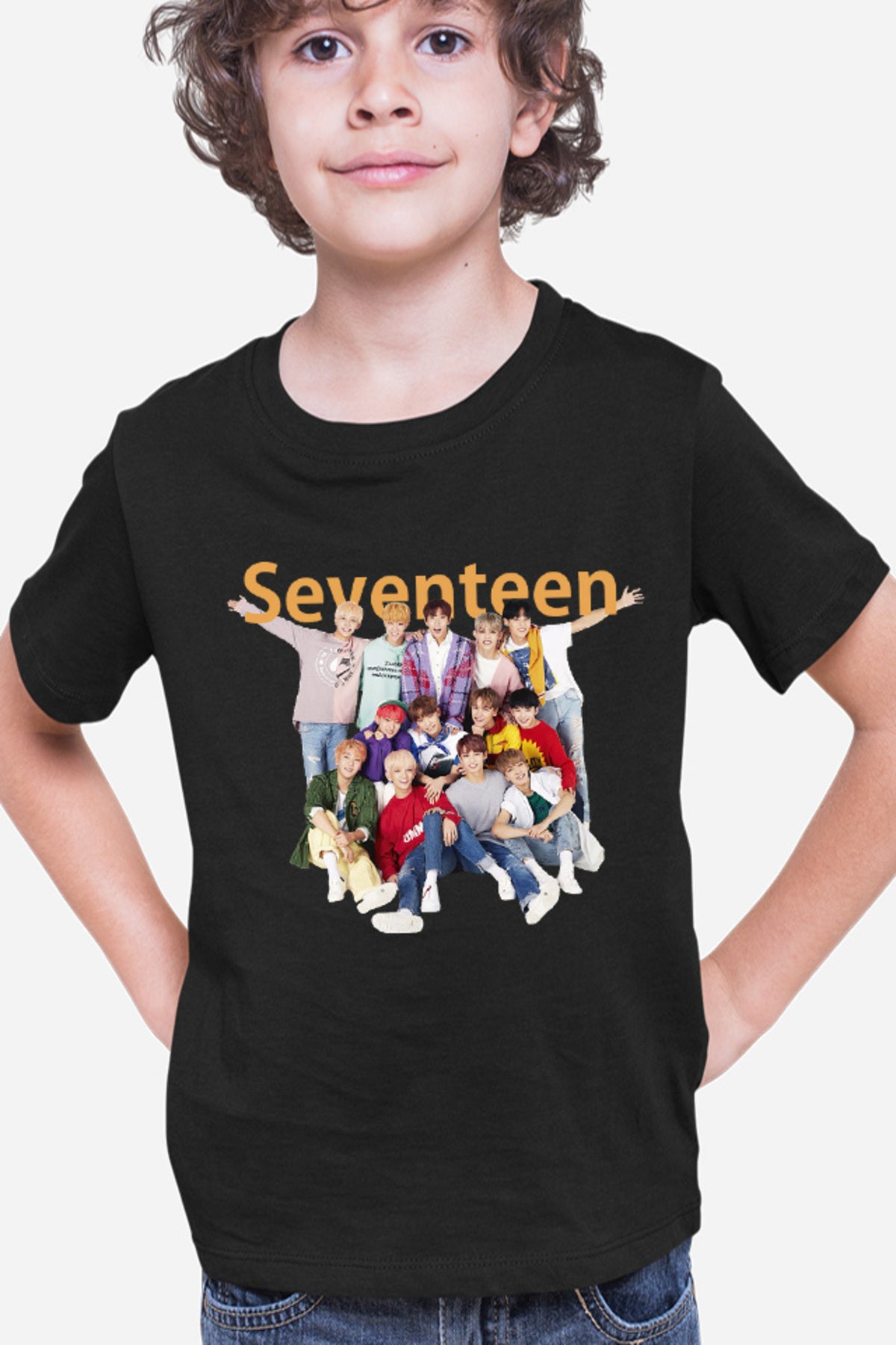 Tricou copii Seventeen Group Members Fan Page Boys K-Pop