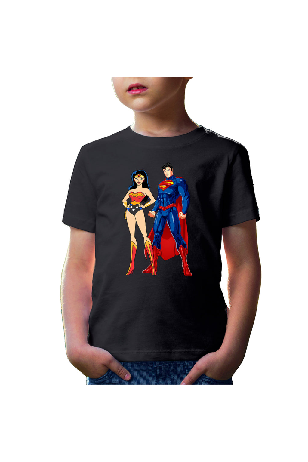 Tricou copii Superman Wonder Woman Superwoman Girl Power
