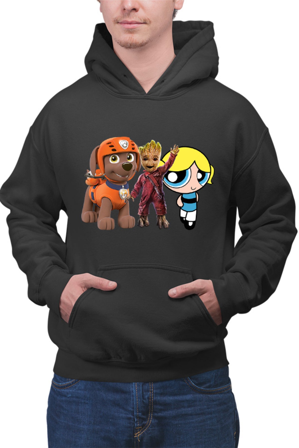 Hanorac barbati Baby Groot Bubble Paw Patrol Dog Blonde PowerPuff
