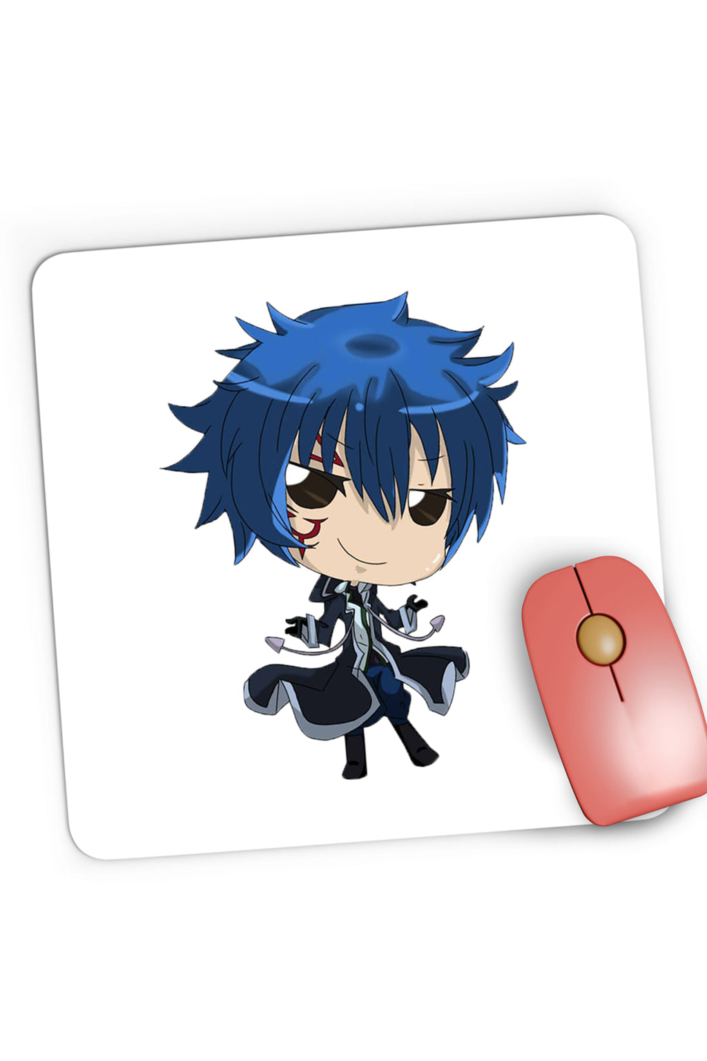 Mousepad Gaming Fairy Tail Gray Fullbuster Police Friends, 21x19 cm