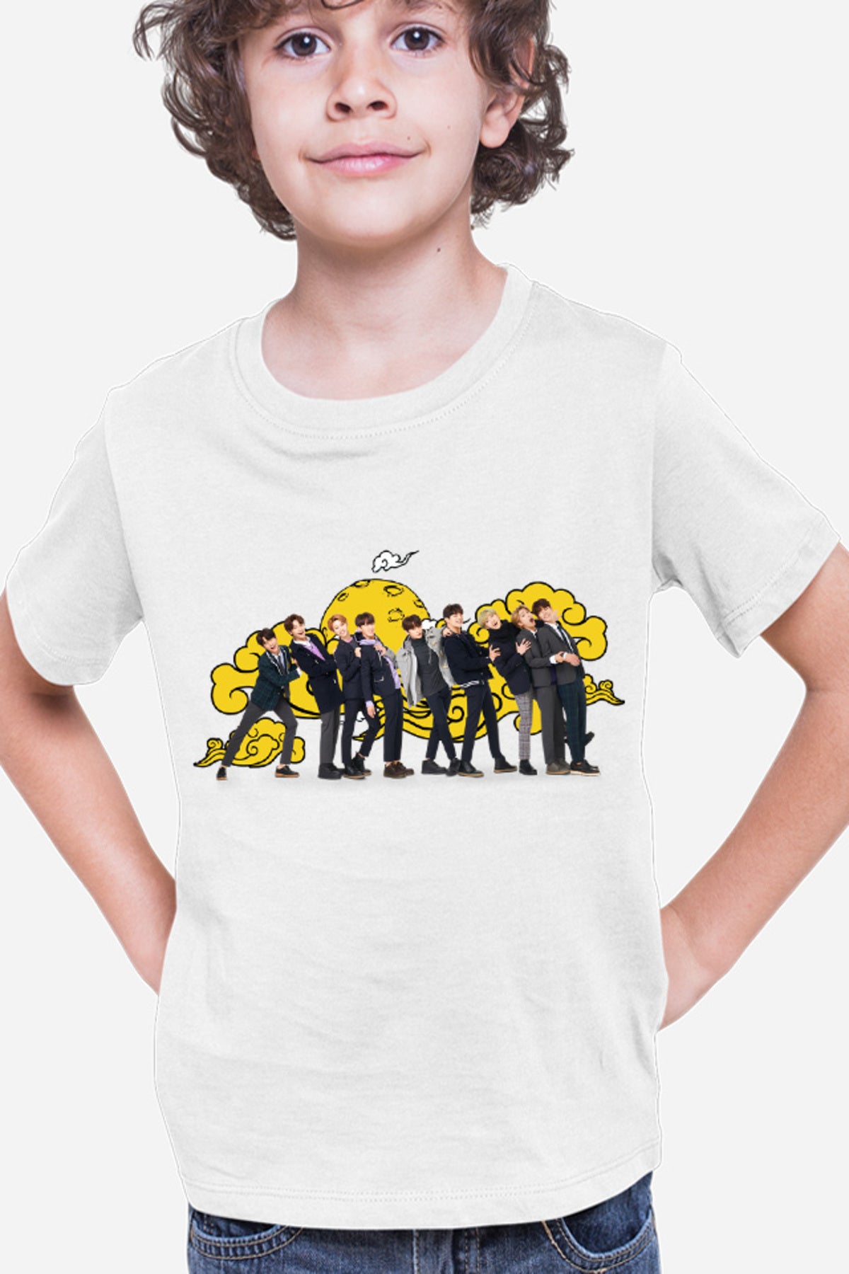 Tricou copii Stray Kids Group Members Band Jeongin Know