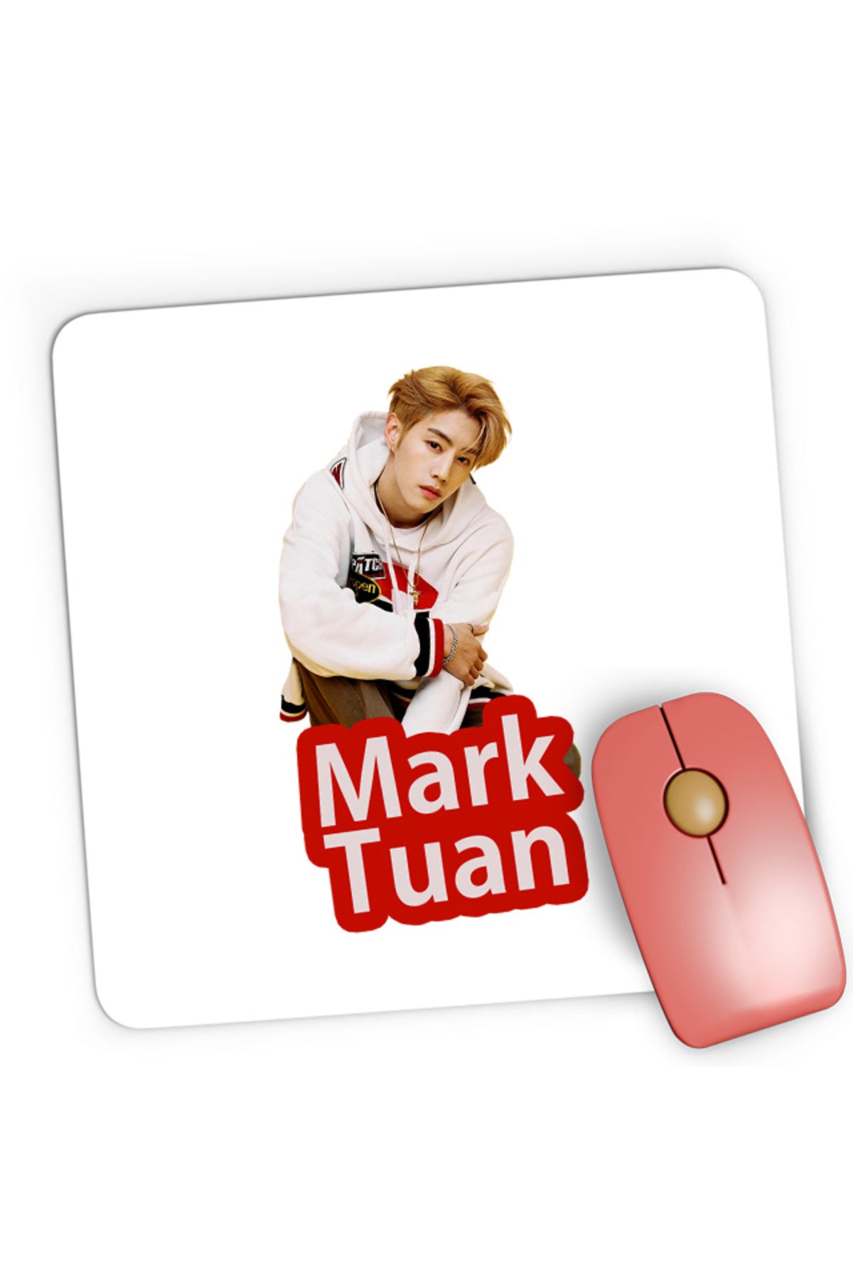 Mousepad Gaming Got7 Mark American Idol Award Rapper Music Popular, 21x19 cm