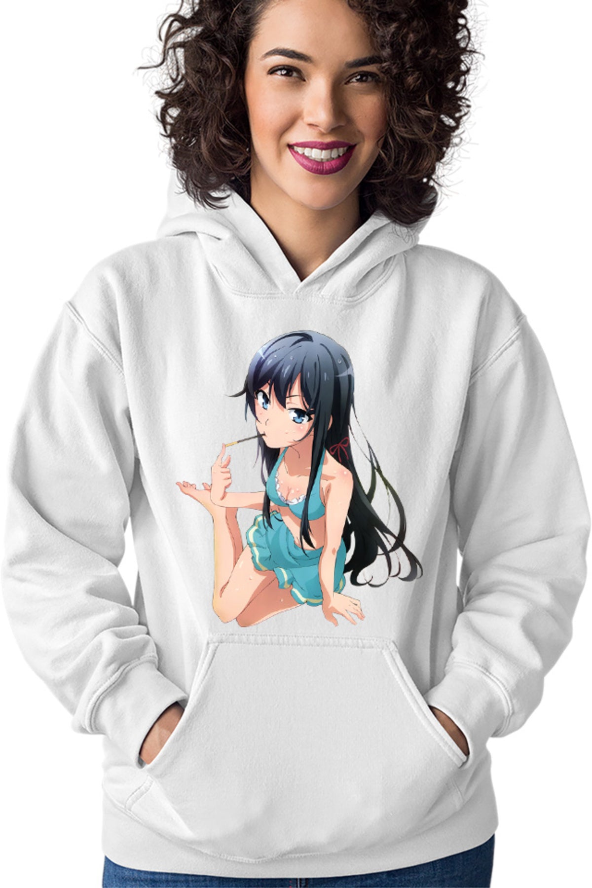 Hanorac dama OreGairu Yukino Swim Suit Summer Pocky