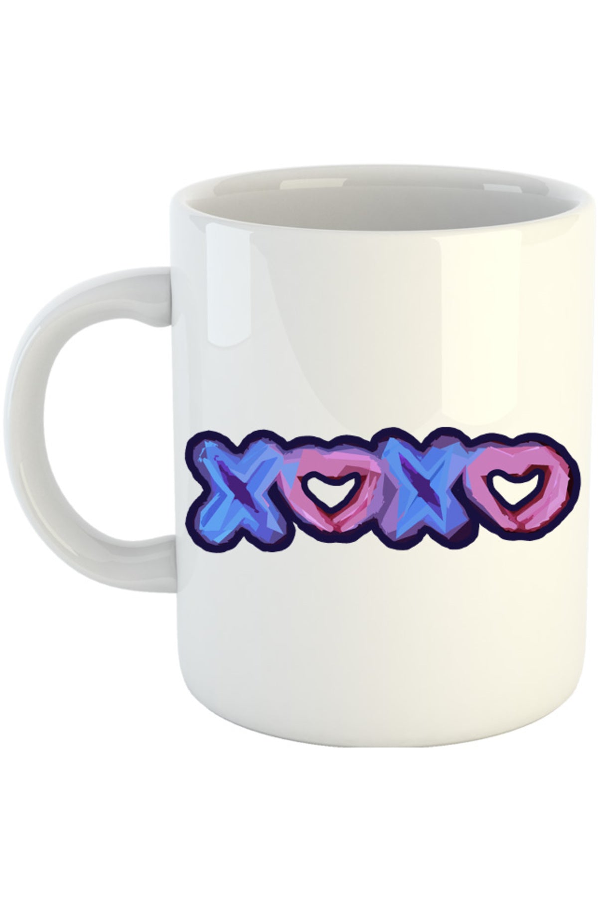 Cana XOXO Logo Heart Abstract Minimalist Drama, alba, 330 ml
