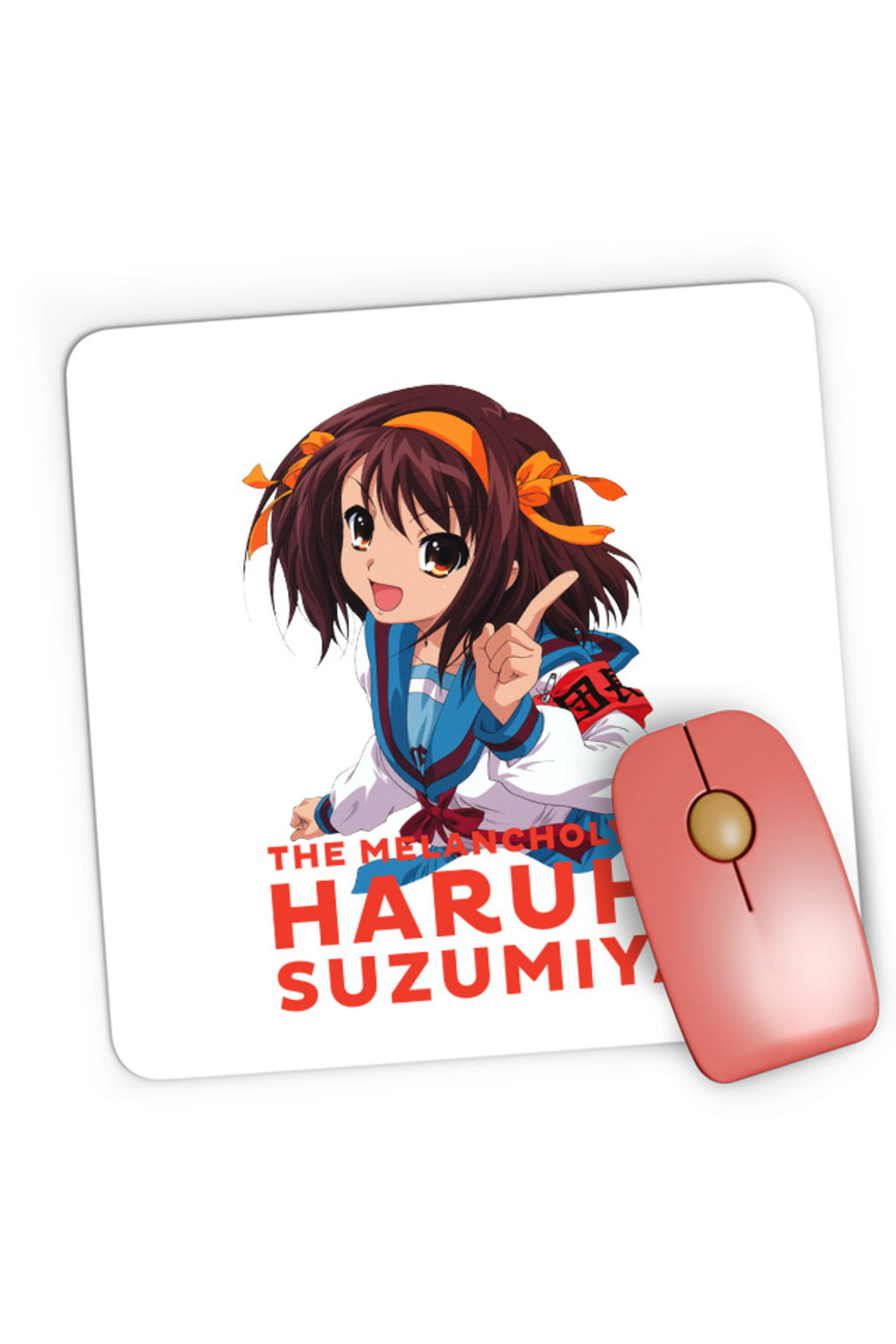 Mousepad Gaming Haruhi Suzumiya SOS Club President Sci-fi Anime Otaku, 21x19 cm