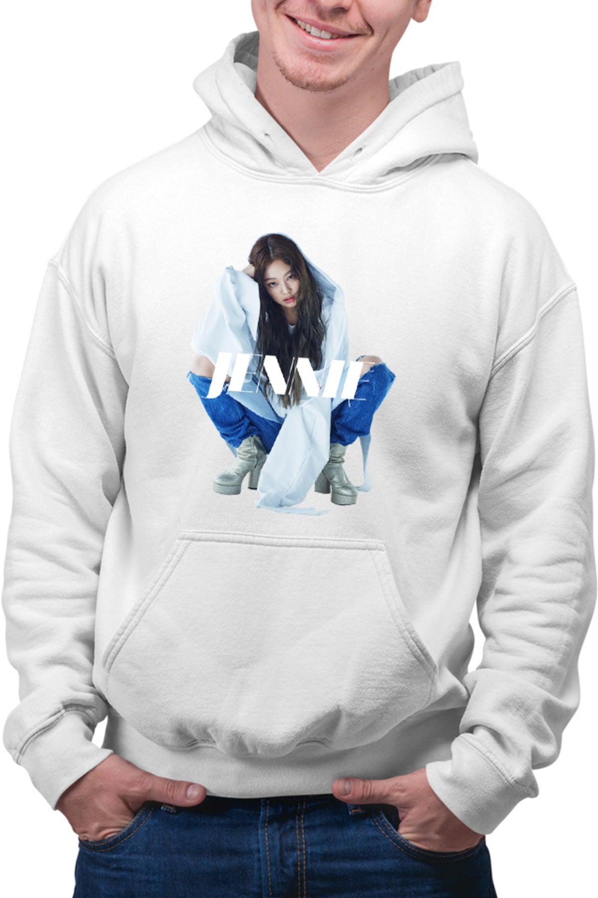 Hanorac barbati Blackpink Jennie Famboy y Idol Singer Voice
