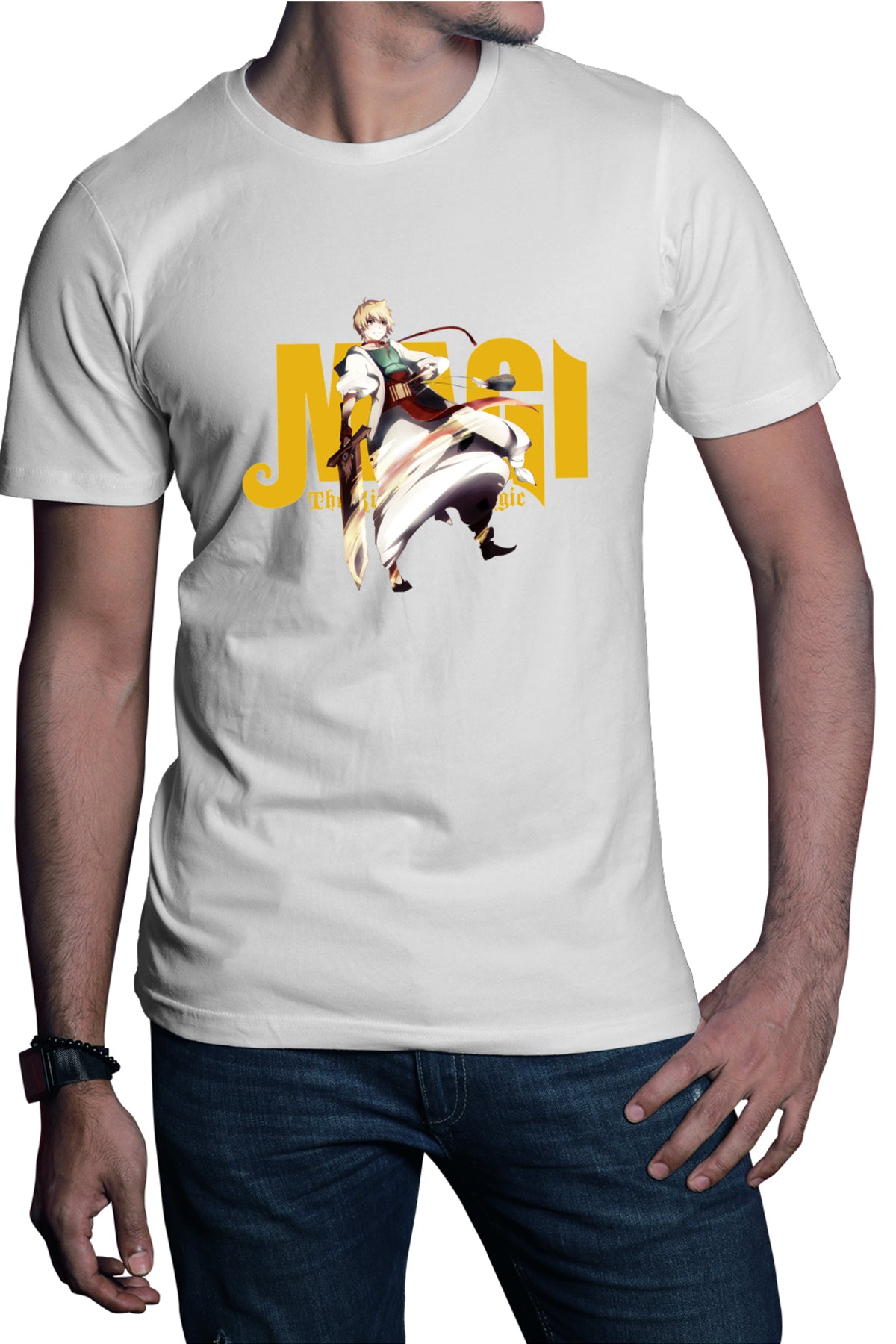 Tricou barbati Magi The Labyrinth of Magic Alibaba Fire Stroke