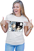 Tricou dama Fairy Tail Otaku Manga Gray
