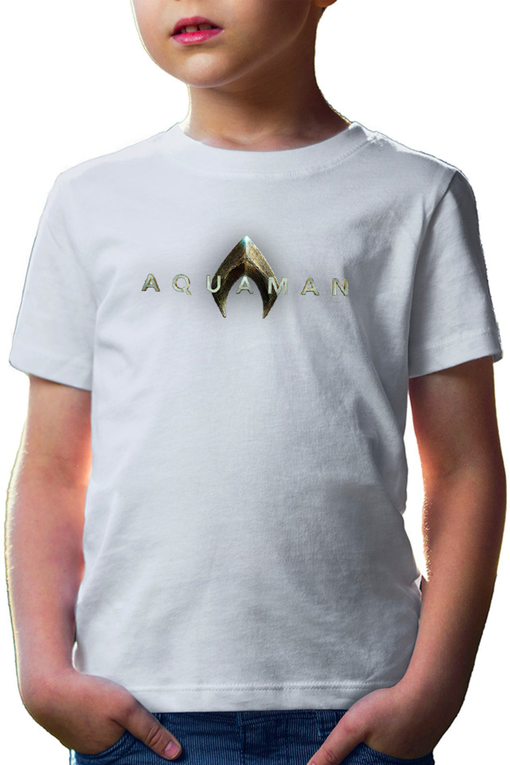 Tricou copii Aquaman Logo DC Comics Warner Bros