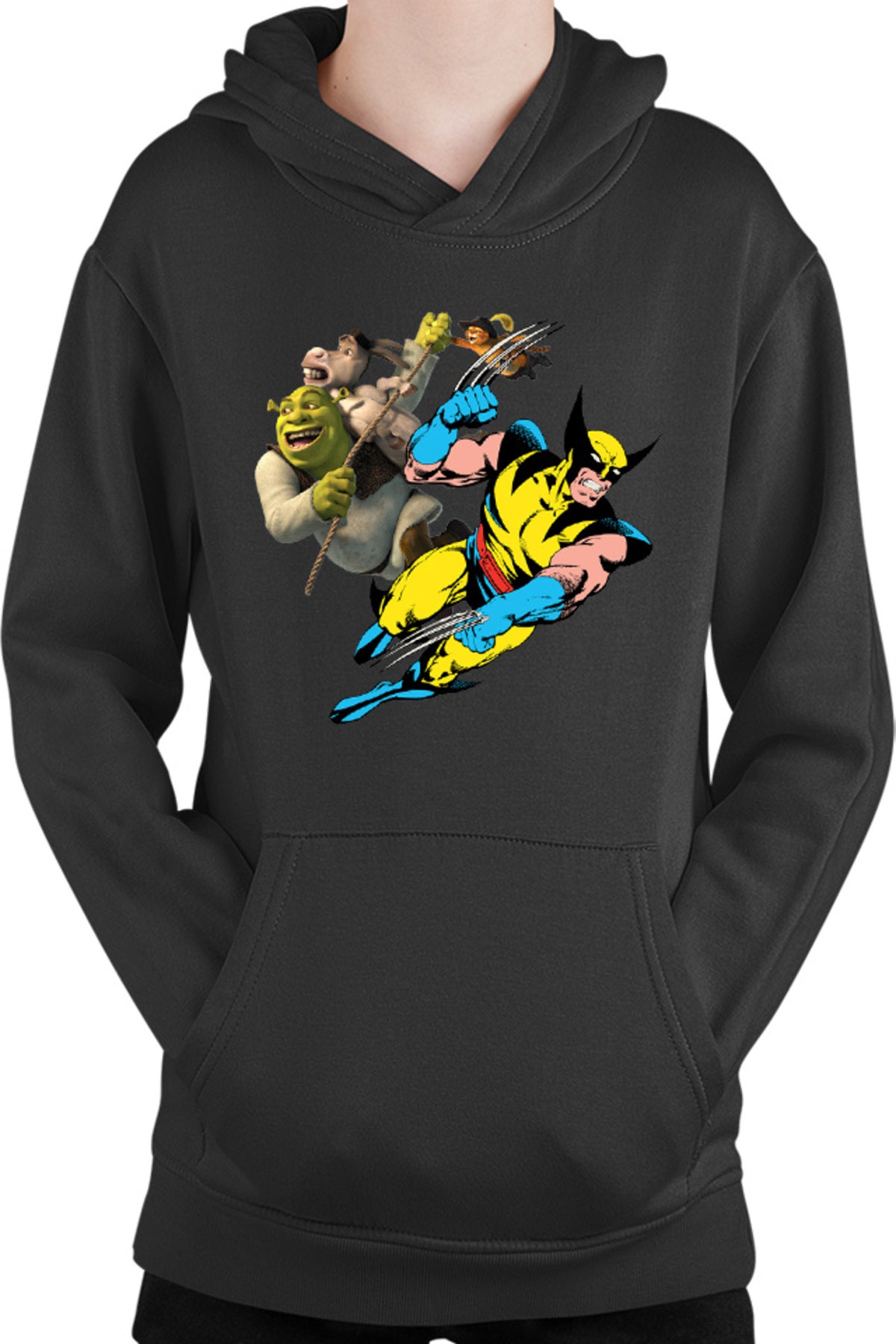 Hanorac copii Wolverine Shrek Rope Marvel DC