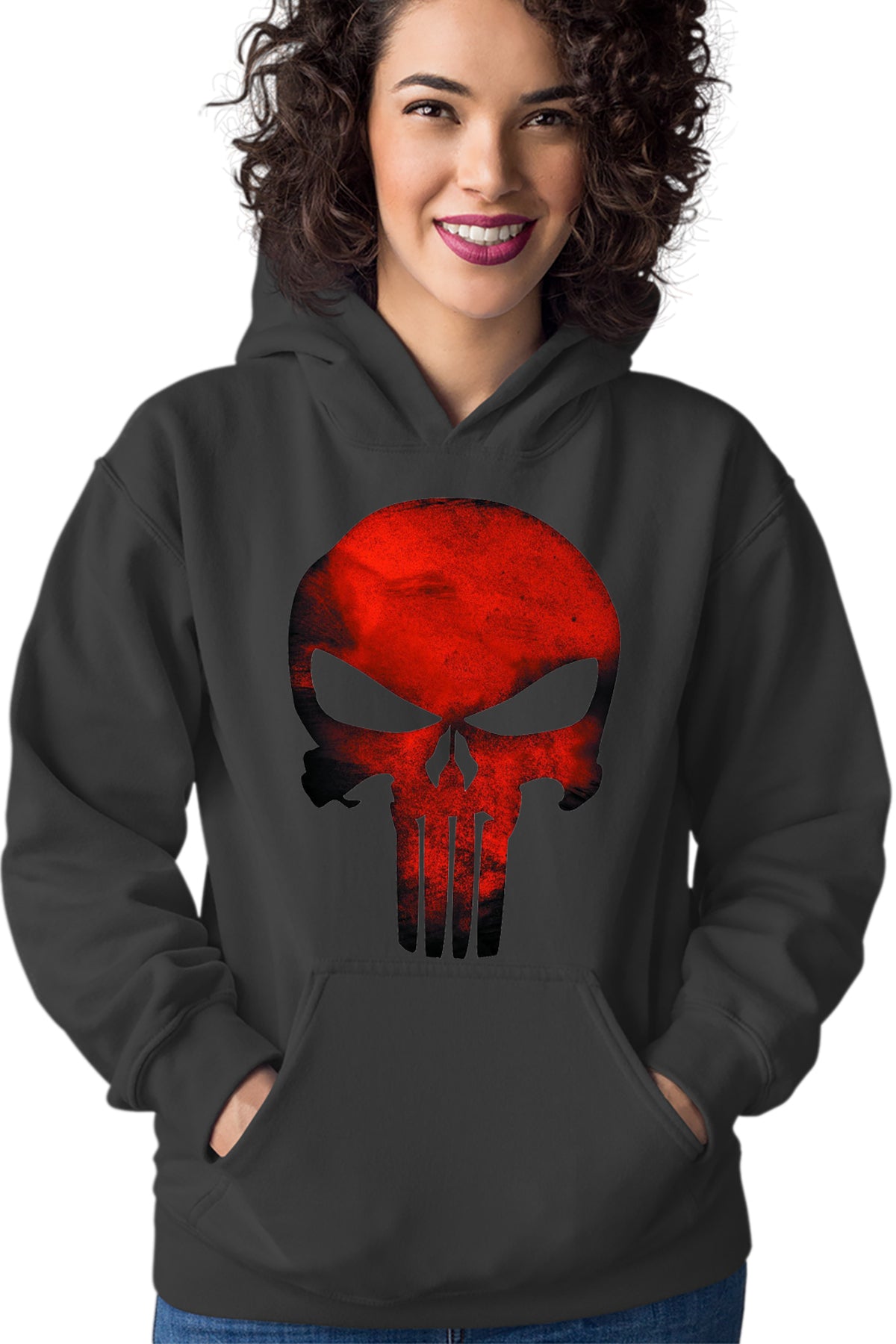 Hanorac dama Predator Punisher Skull Craniu Daredevil
