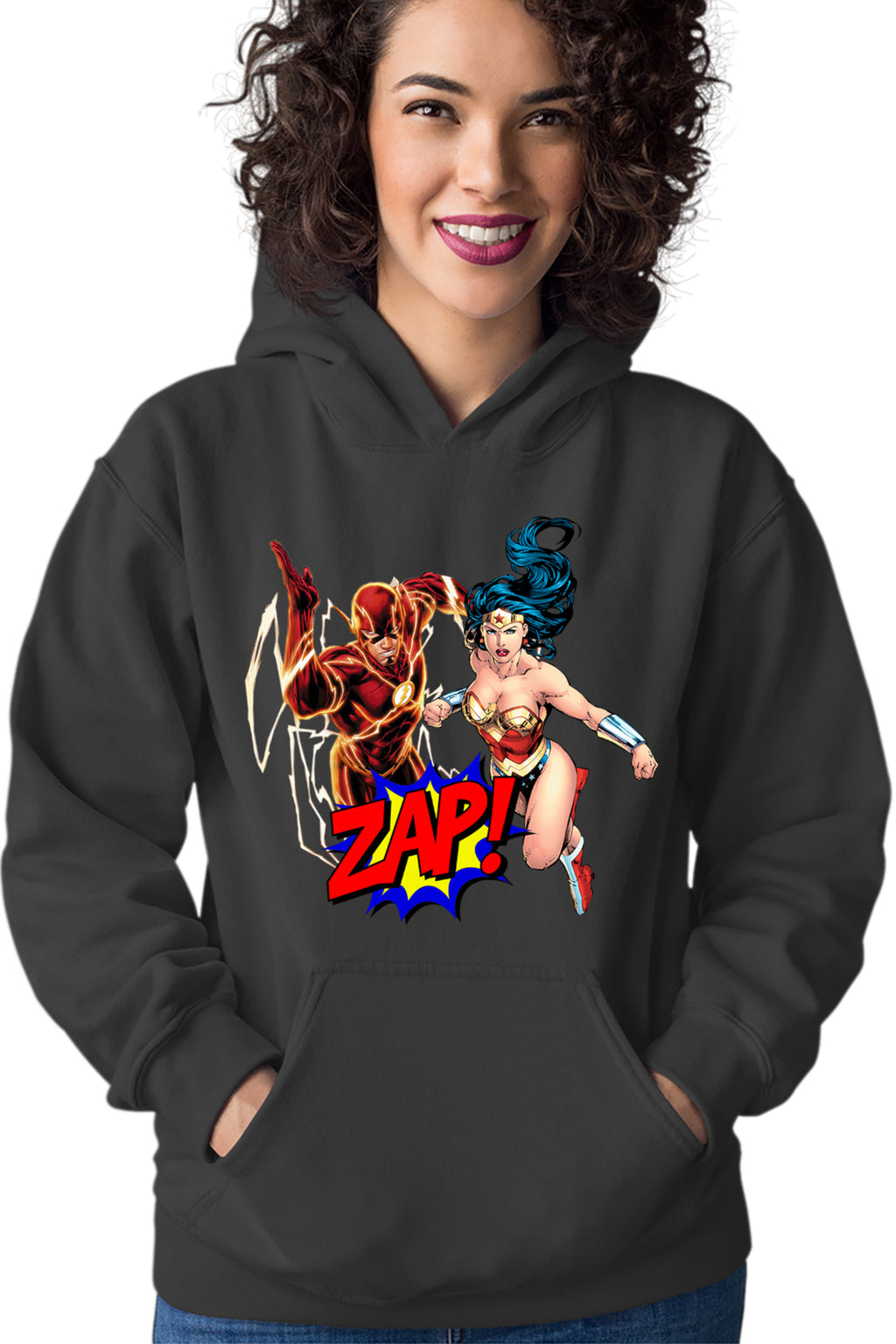 Hanorac dama The Flash Wonder Woman Girl Power